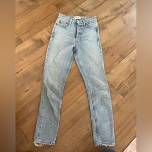 Agolde Nico High Rise Slim Jean in Cliffside - like new